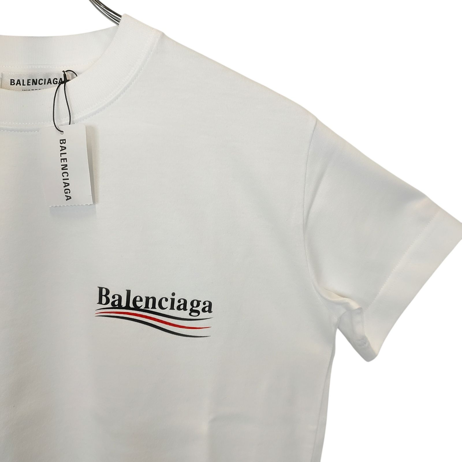 ☆BALENCIAGA☆POLITICAL CAMPAIGN 半袖Tシャツ 正規品 Balenciaga Political Campaign Tシャツ | ブルー | FARFETCH JP