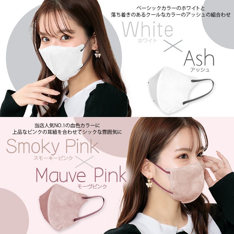 タイプ1 Mサイズ ワイヤー 有 無 立体 プリーツマスク 40枚 mask S M L