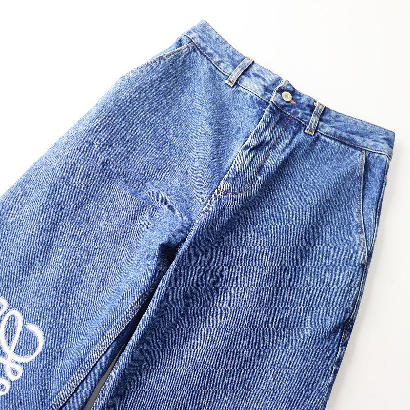 人気 JPタグ ロエベ LOEWE S359Y11XBR ANAGRAM BAGGY JEANS AFデニムパンツ 34 アナグラムバギー┃ 2400014608786 DECORATOM_COM_BR