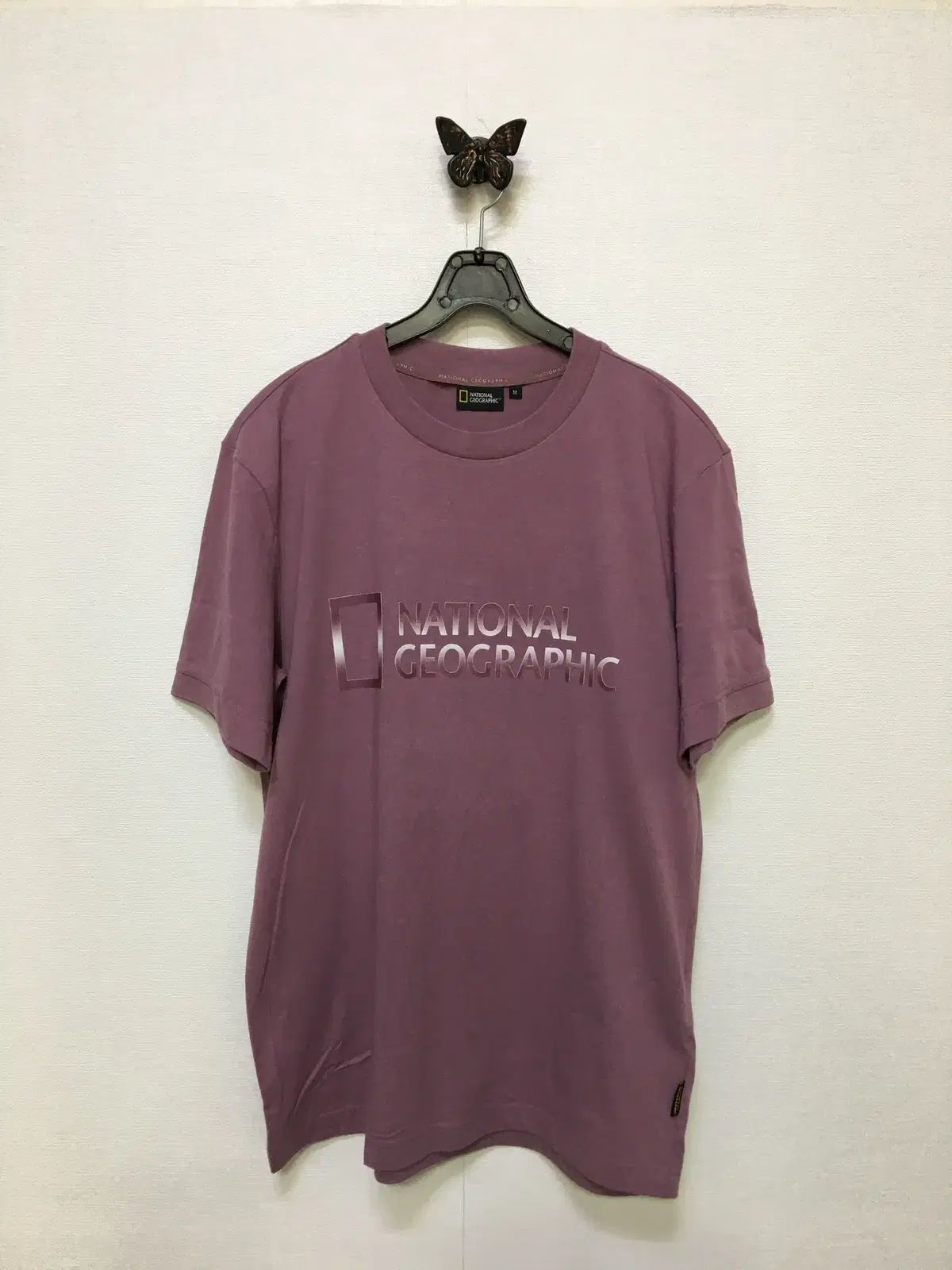 NATIONAL GEOGRAPHIC★スモールロゴ長袖ラウンドTシャツ_4色 National Geographic(ナショナルジオグラフィック) メンズ 半袖