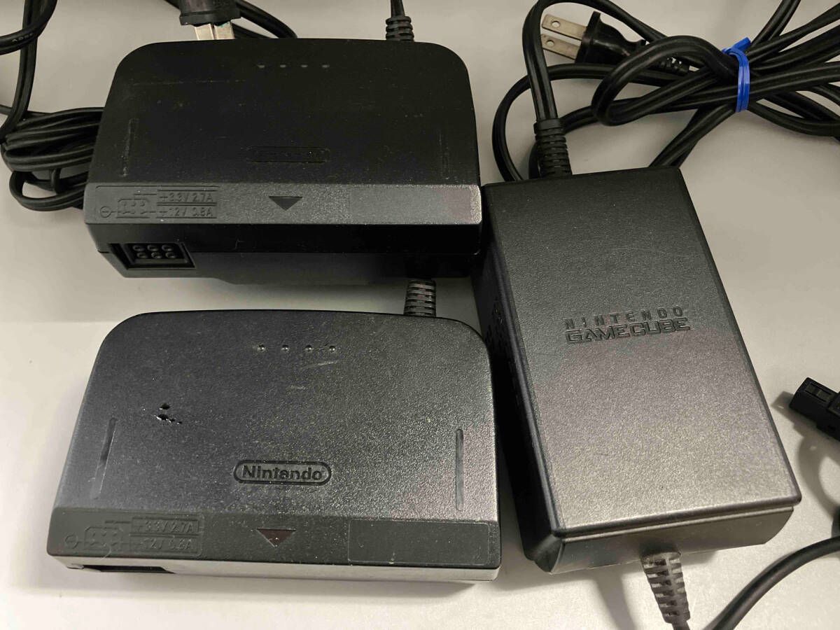 ジャンク 純正ACアダプタ NINTENDO64 ゲームキューブ 3点セット - メルカリ