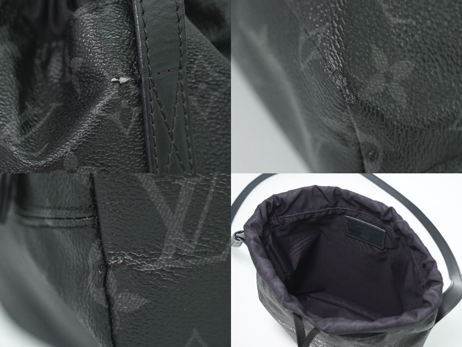 本物 ルイヴィトン LOUIS VUITTON LV × フラグメント FRAGMENT ナノバッグ モノグラム エクリプス ショルダーバッグ ブラック M43418 ビトン バッグ フォロー割 WWW_KARIMZIABAT_FR