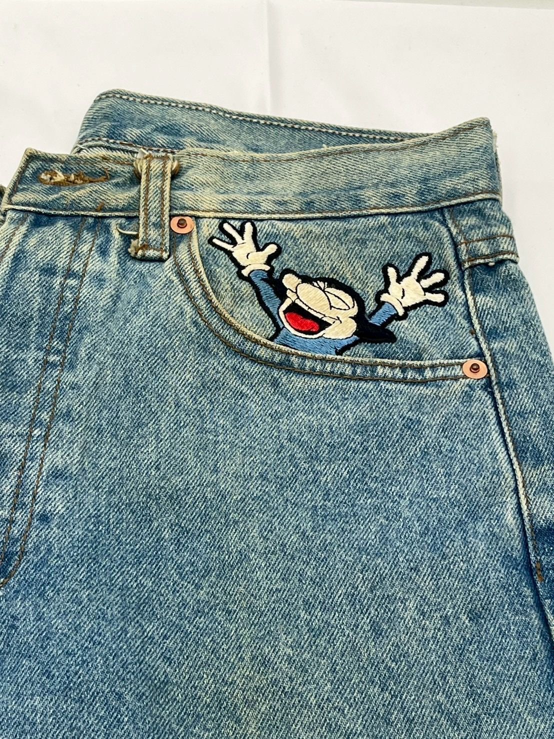 ❗️✨希少レア✨❗️】BETTY BOOP✨デニムパンツ👖刺繍キャラ