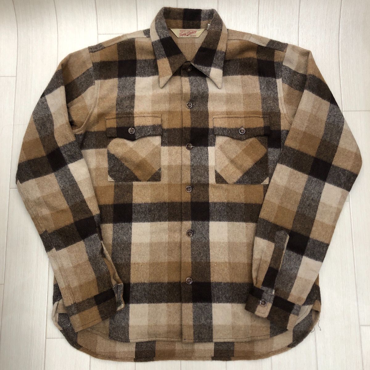 TROPHY CLOTHING トロフィークロージング　ネルシャツ　ウール TROPHY CLOTHING/トロフィークロージング】2024AW「Town Craft