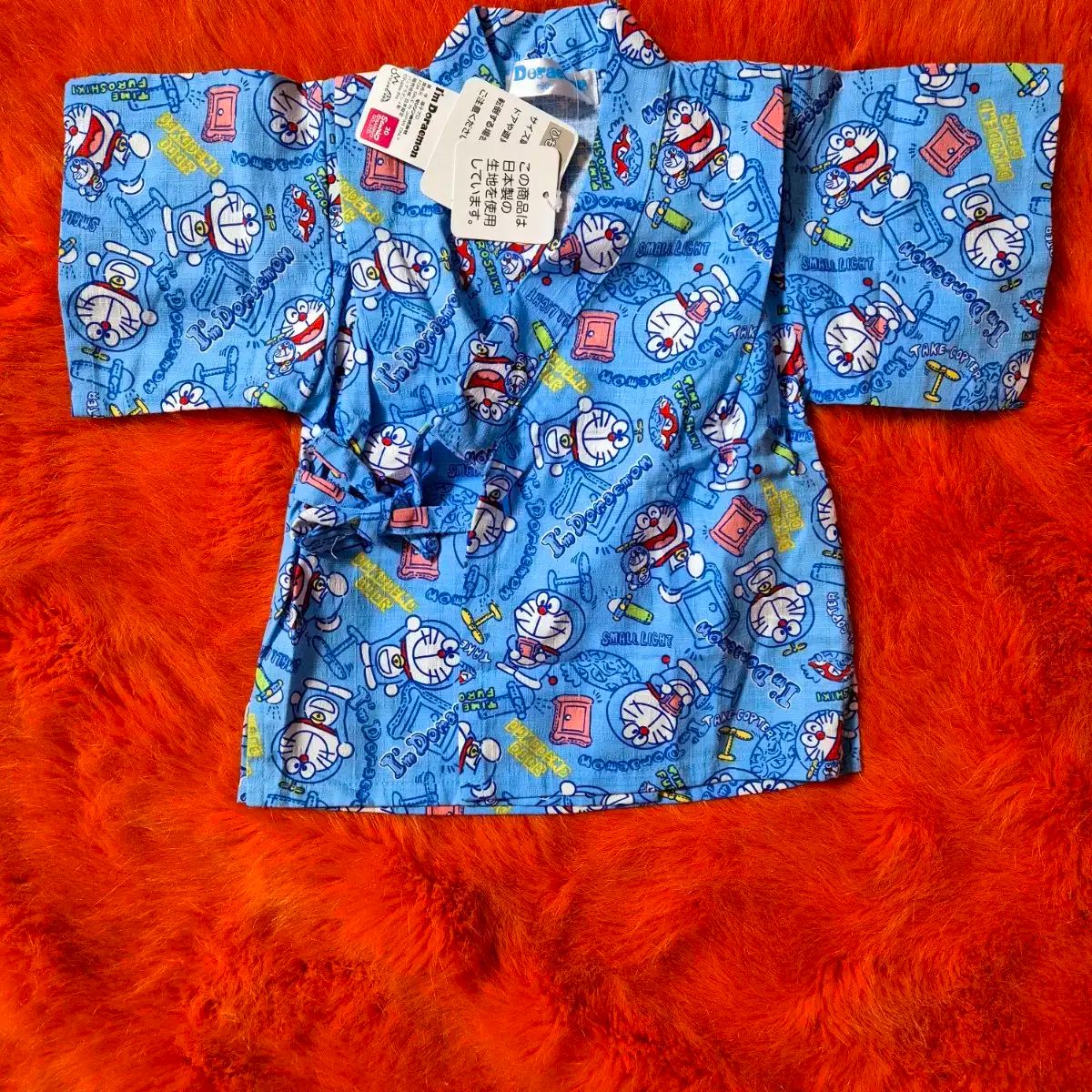 浴衣 ドラえもん 甚平 浴衣 上下セット セットアップ キッズ 90 新品 甚平 上下セット キッズ 子供 男の子 女の子