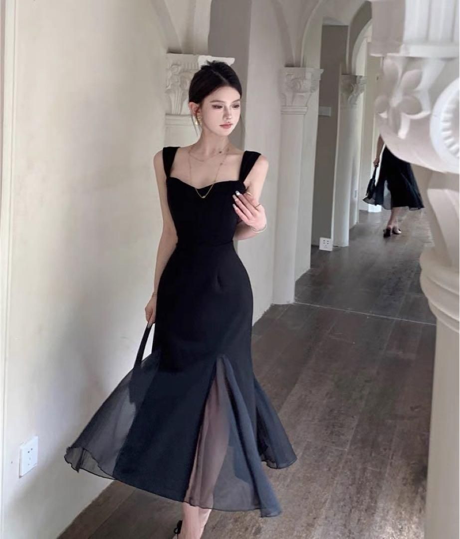 シンプルチュール切り替え ドレス ひざ丈 結婚式用 シンプルチュール切り替え ドレス ひざ丈 結婚式用 - メルカリ