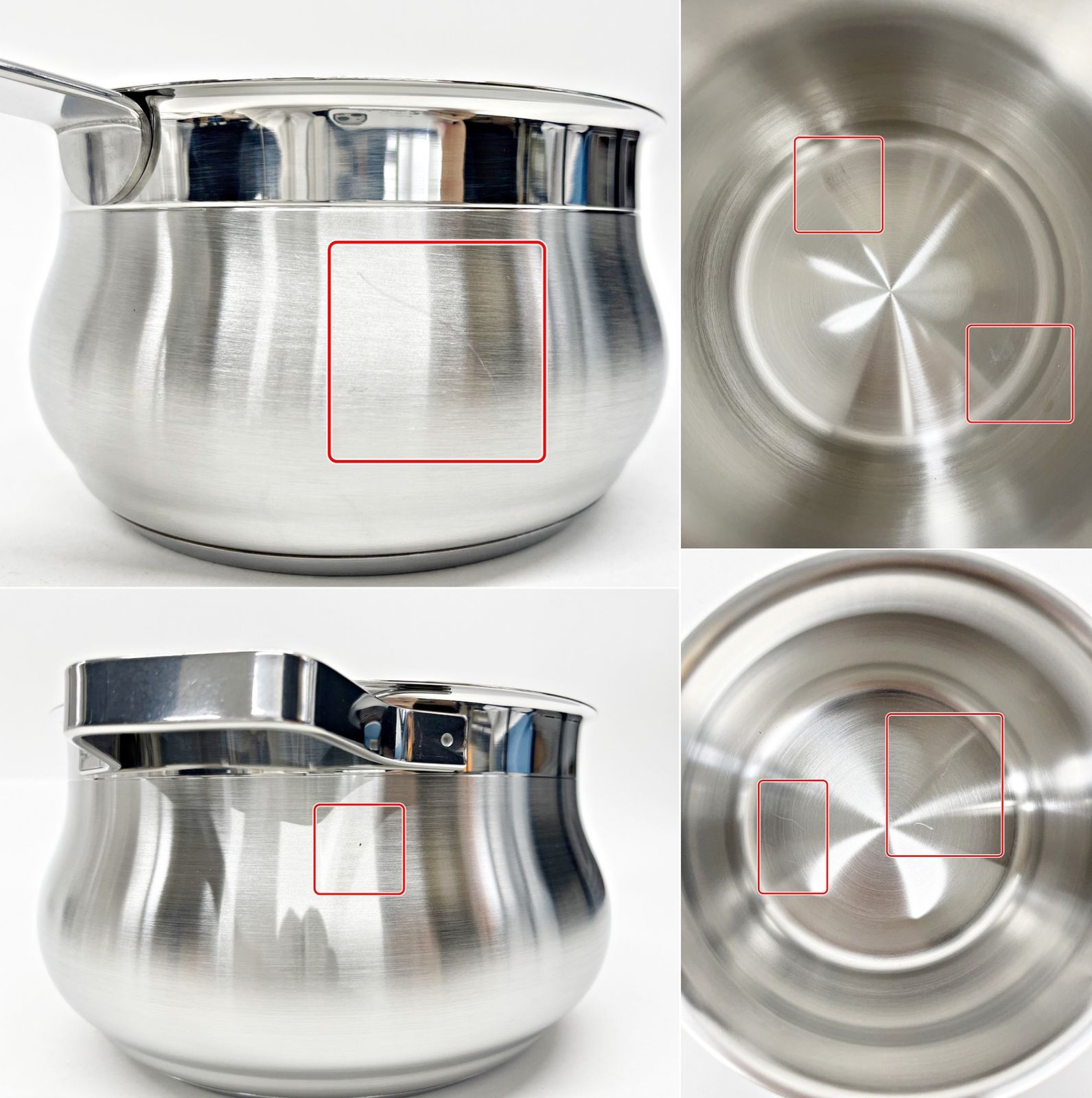 訳あり Barazzoni 鍋 ふた セット 10点 TUMMY EVOLUTION シルバー  