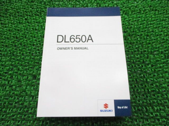 DL650A 取扱説明書 英語版 スズキ 正規 中古 バイク 整備書 L2 11J61 Vストローム dr 車検 整備情報