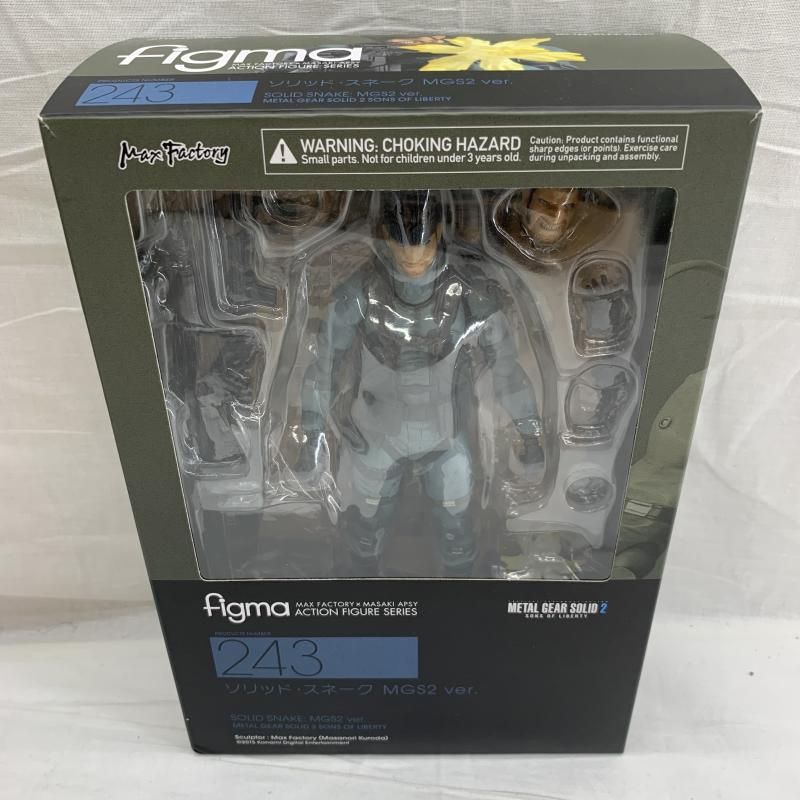 開封･片手ﾊﾟｰﾂ欠損 figma ソリッド スネーク MGS2 Ver. 91