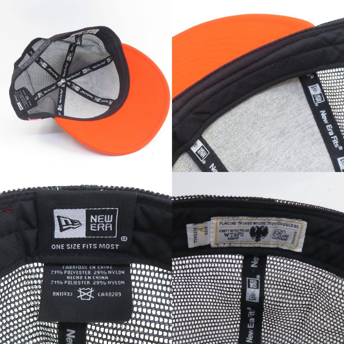 WTAPS × NEW ERA ダブルタップス ニューエラ メッシュキャップ