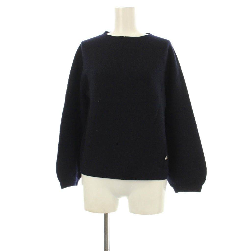 ジョリーミニョン JOLIE MIGNON パール付パフスリーブドッキングニット ジョリー ミニョン jolie mignon パフスリーブプルオーバー