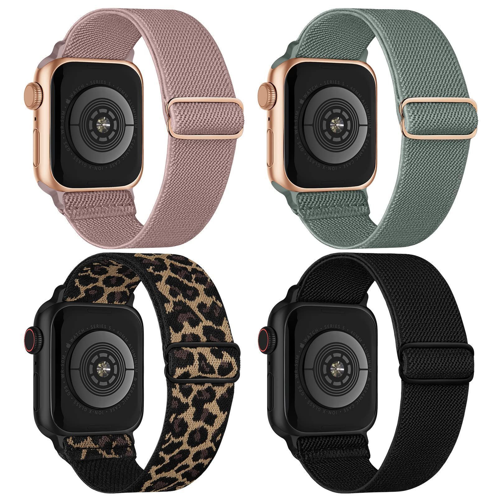 ナイロン弾性バンドは Apple Watch 40 mm 38 mm - 腕時計(デジタル)