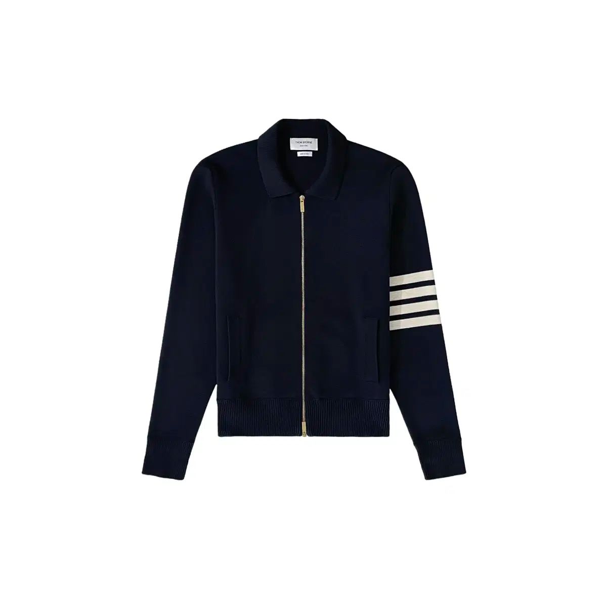 3 Thom Browne トム ブラウン ミラノステッチ 斜線 ニット セーター ボンバー ブルゾン ジャケット