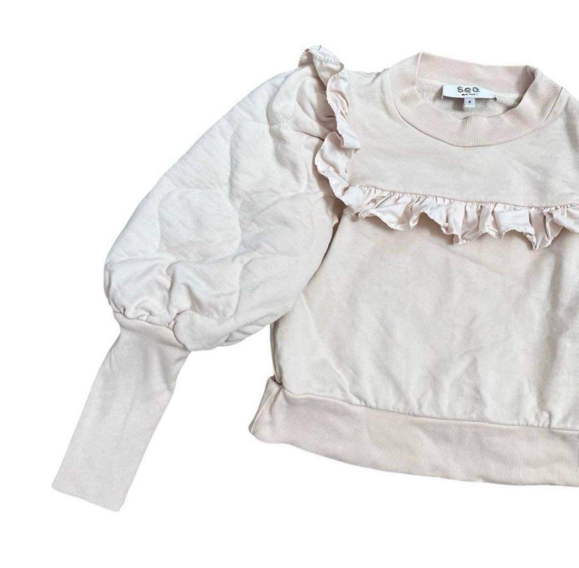 York フリルドッキングスウェット