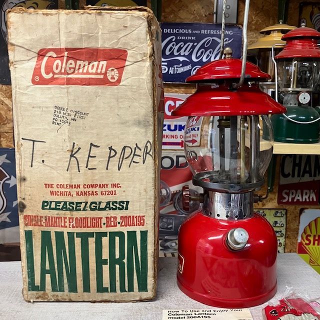 美品】Coleman ランタン 200A 1971年11月 200A ホワイトボーダー