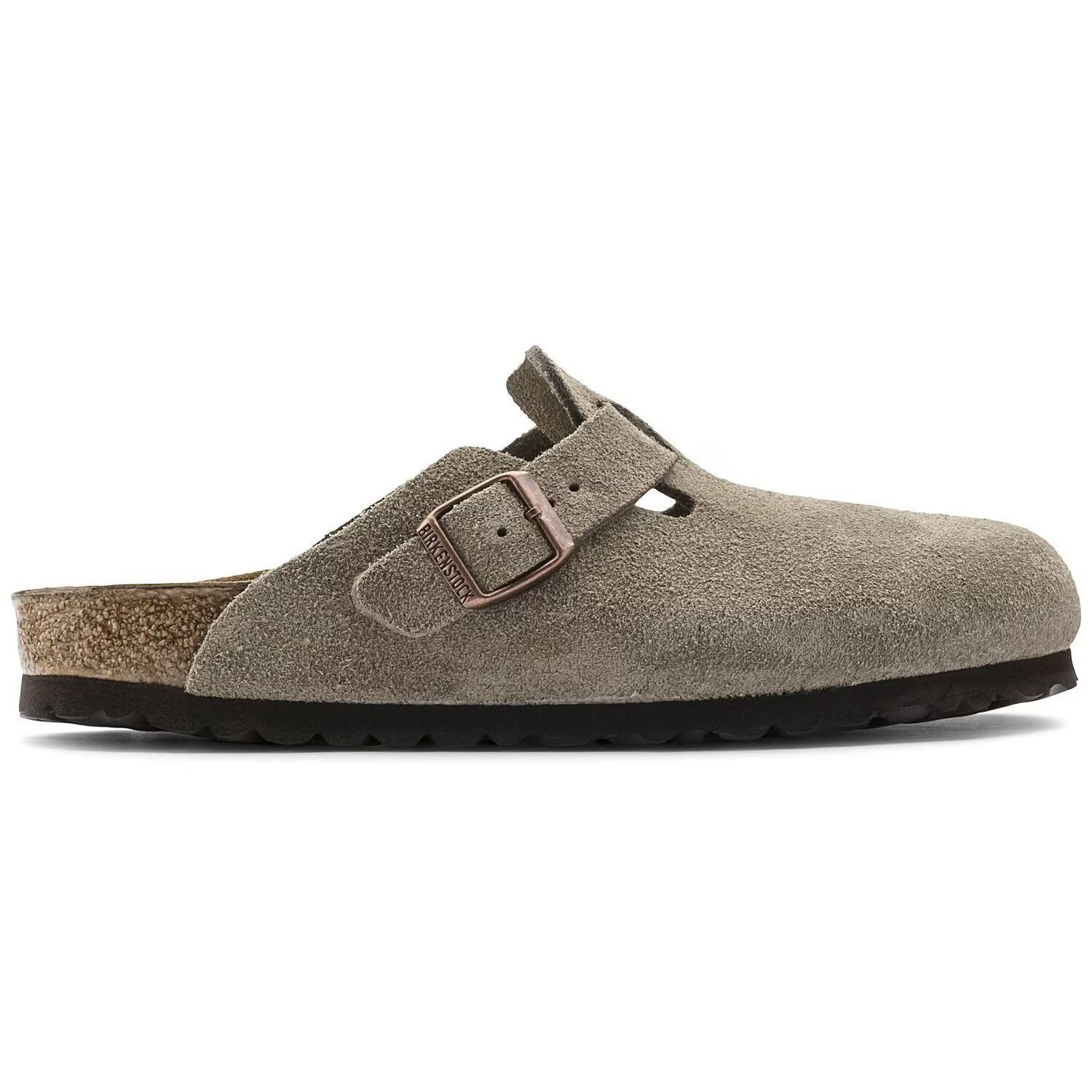 美品✨ビルケンシュトック ボストン　トープ　サンドベージュ　スエード　ナロー ビルケンシュトック BIRKENSTOCK Boston BS 【レギュラー幅