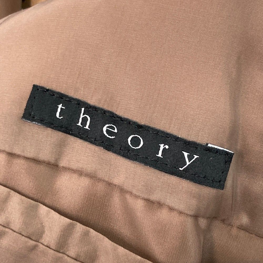 theory セオリー レザージップジャケット ベージュ系 38 [240101372466