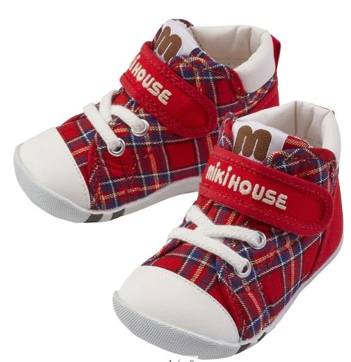 mikihouse ミキハウス靴 スニーカーｍロゴ ファーストベビーシューズ12.5cm 13cm 13.5cm 15cm出産祝い お出かけ
