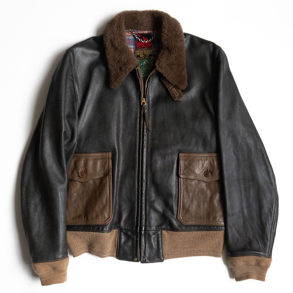 美品】COLIMBO【ゴートスキン G-1 フライトジャケット】38 レザー