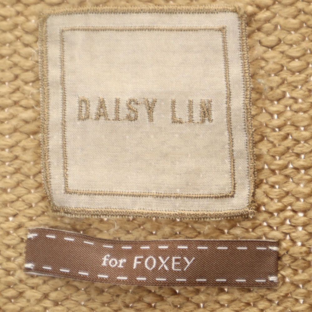 デイジーリン 日本製 長袖 ニットカーディガン 38 ベージュ DAISY LIN for FOXEy ジャケット レディース - メルカリ