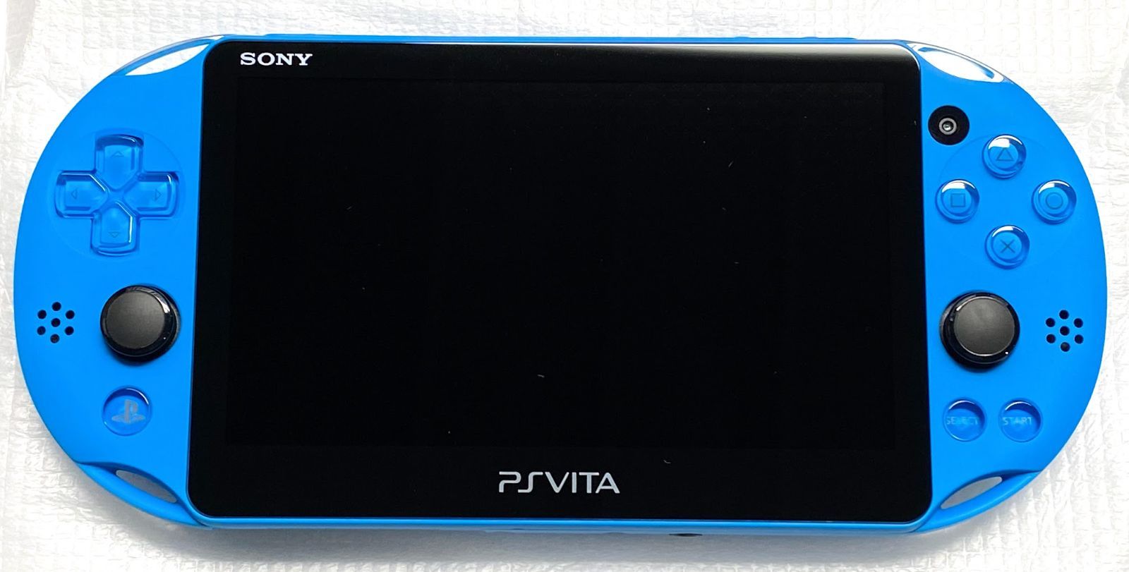 【極美品】 PSVita 本体+ソフト 2点セット(アクアブルー PCH-2000/超女神信仰ノワール 激神ブラックハート) A0119 0613ML003 0120240530102932