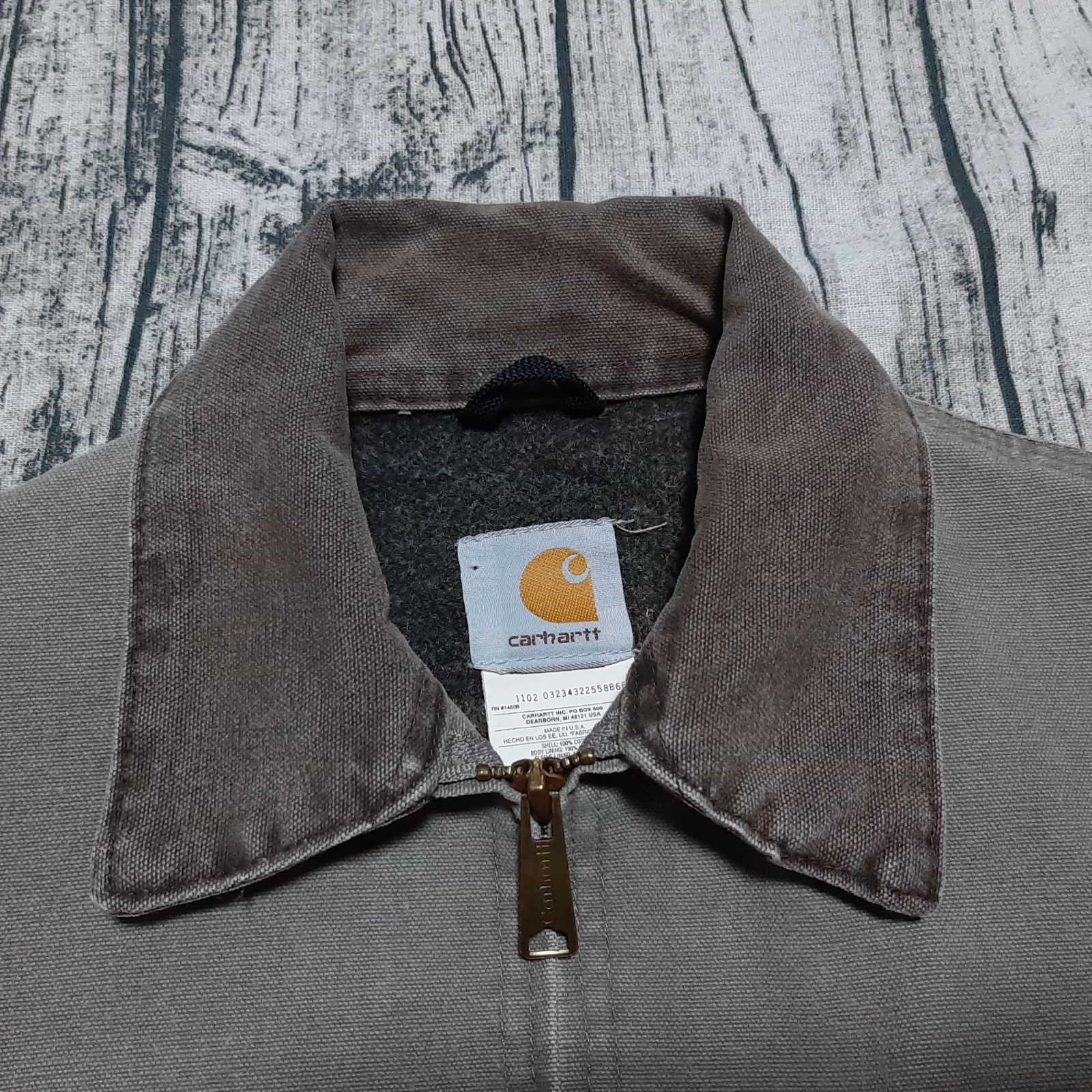 size M】Carhartt デトロイトジャケット レアカラー デザート 革パッチ