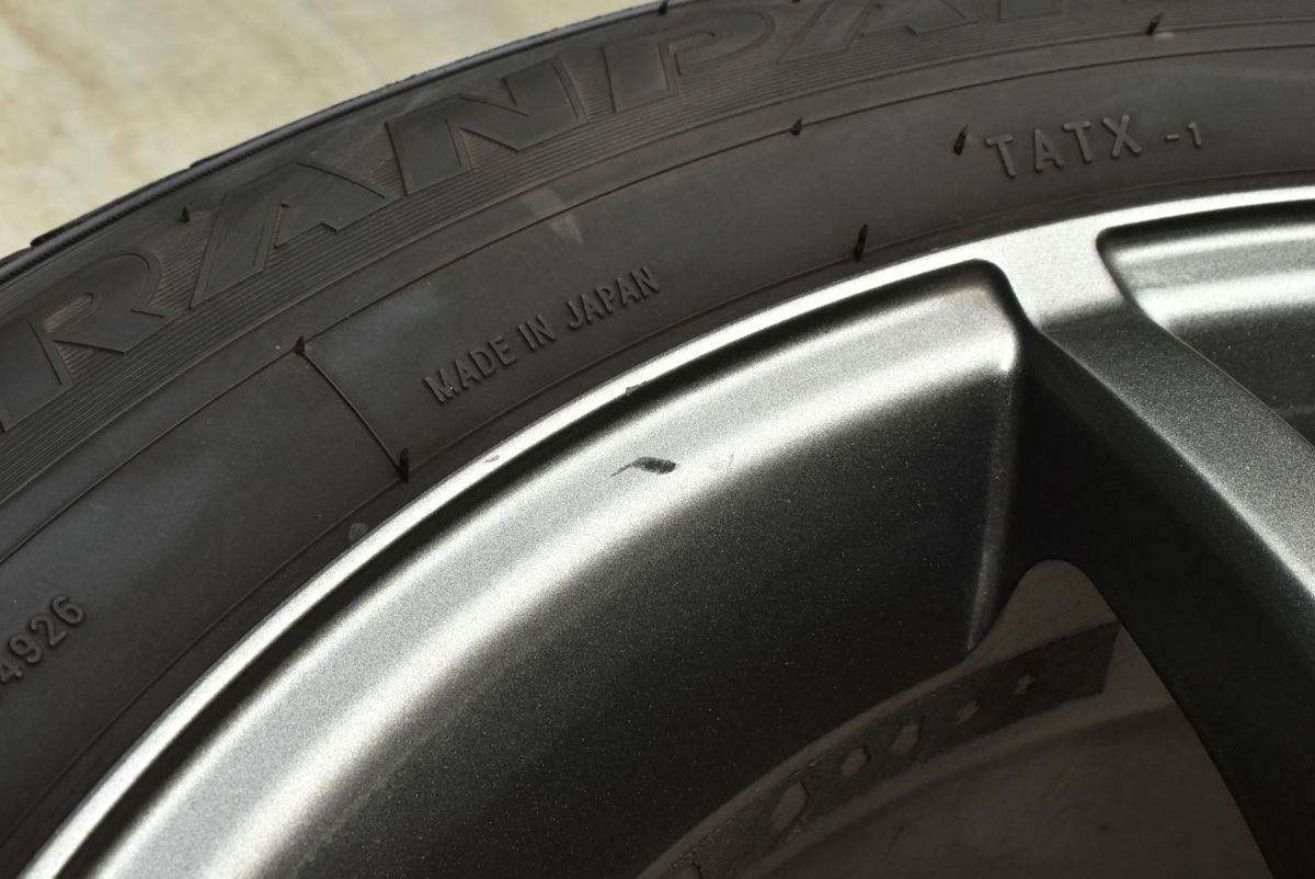 【程度良好品】ザック 17in 7J +48 PCD114.3 トーヨー トランパスTX 215/60R17 カローラクロス オデッセイ エルグランド エクストレイル