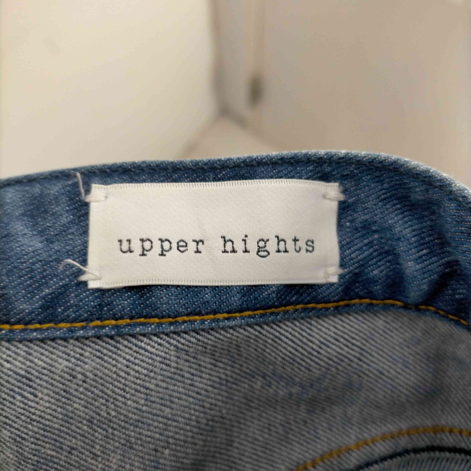 アッパーハイツ upper hights THE TAYLOR 裾フリンジデニムパンツ