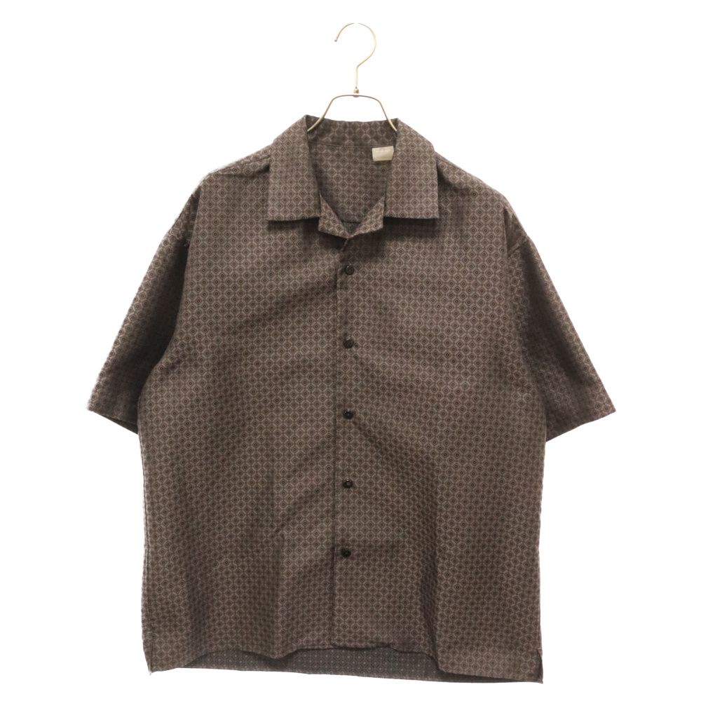 BESPOKE TOKYO (ビスポーク トウキョウ) CRAVATE JACQUARD SHIRT クラバット ジャガード 半袖シャツ 111302241 グレー