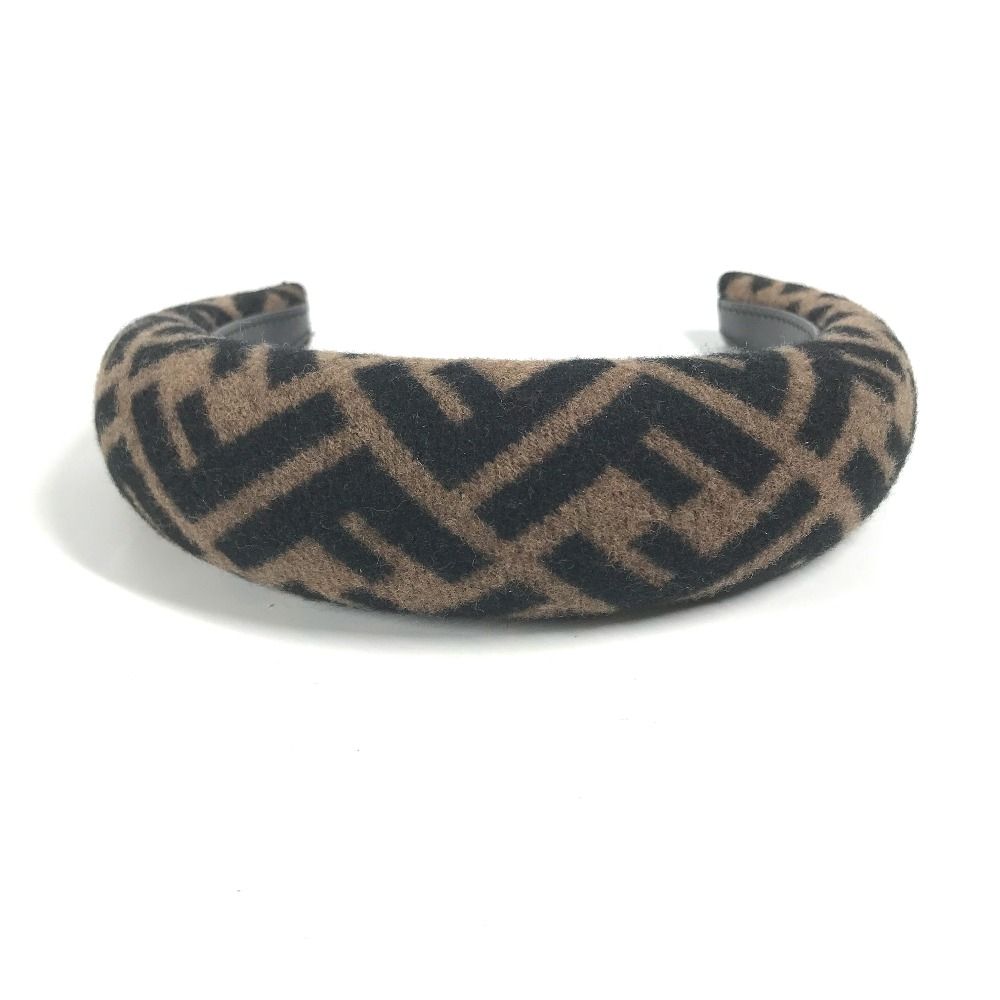 FENDI カチューシャ　皮 レア正規品FENDIカチューシャ