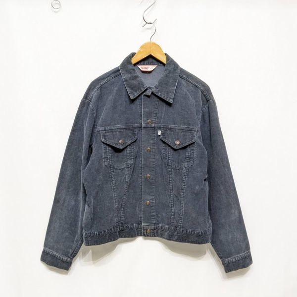 内祝い】 70505 Levi's 70s ネイビー USA製 コーデュロイジャケット G ...