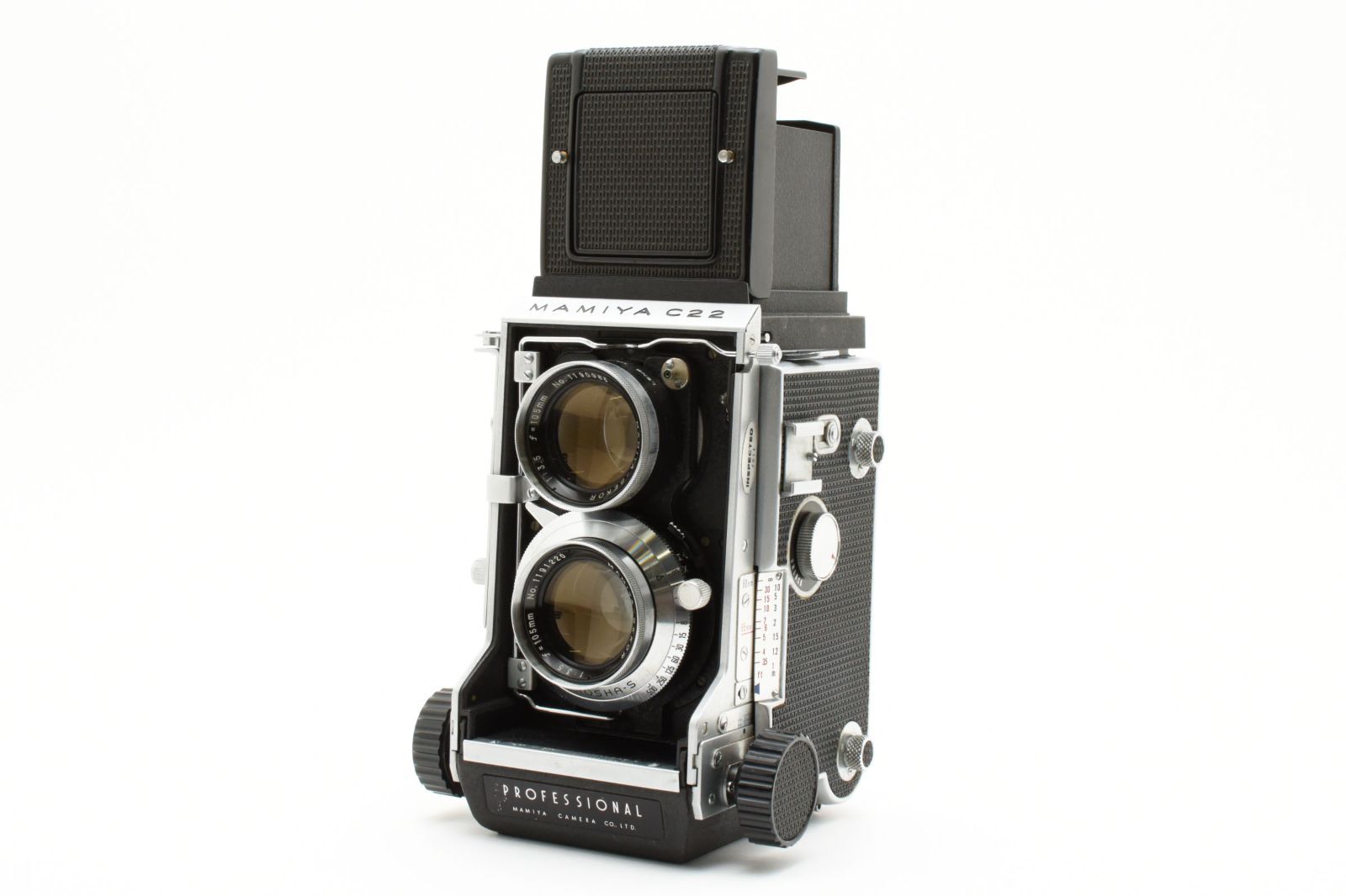 マミヤ MAMIYA C 22 PRO SEKOR 105 mm f 3 5 6 x 二眼レフ フィルムカメラ 中判カメラ