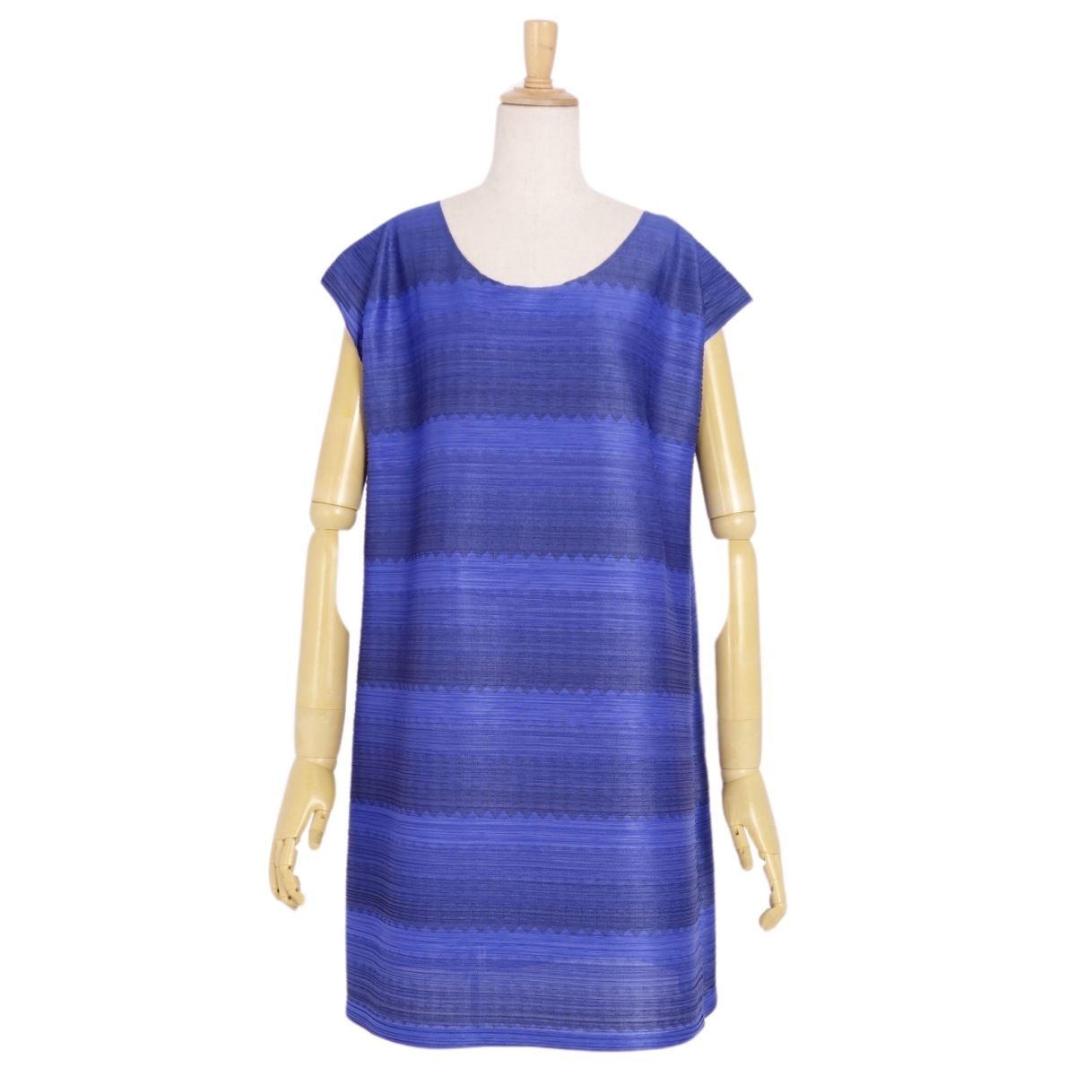 美品 プリーツプリーズ イッセイミヤケ PLEATS PLEASE シャツ ブラウス  