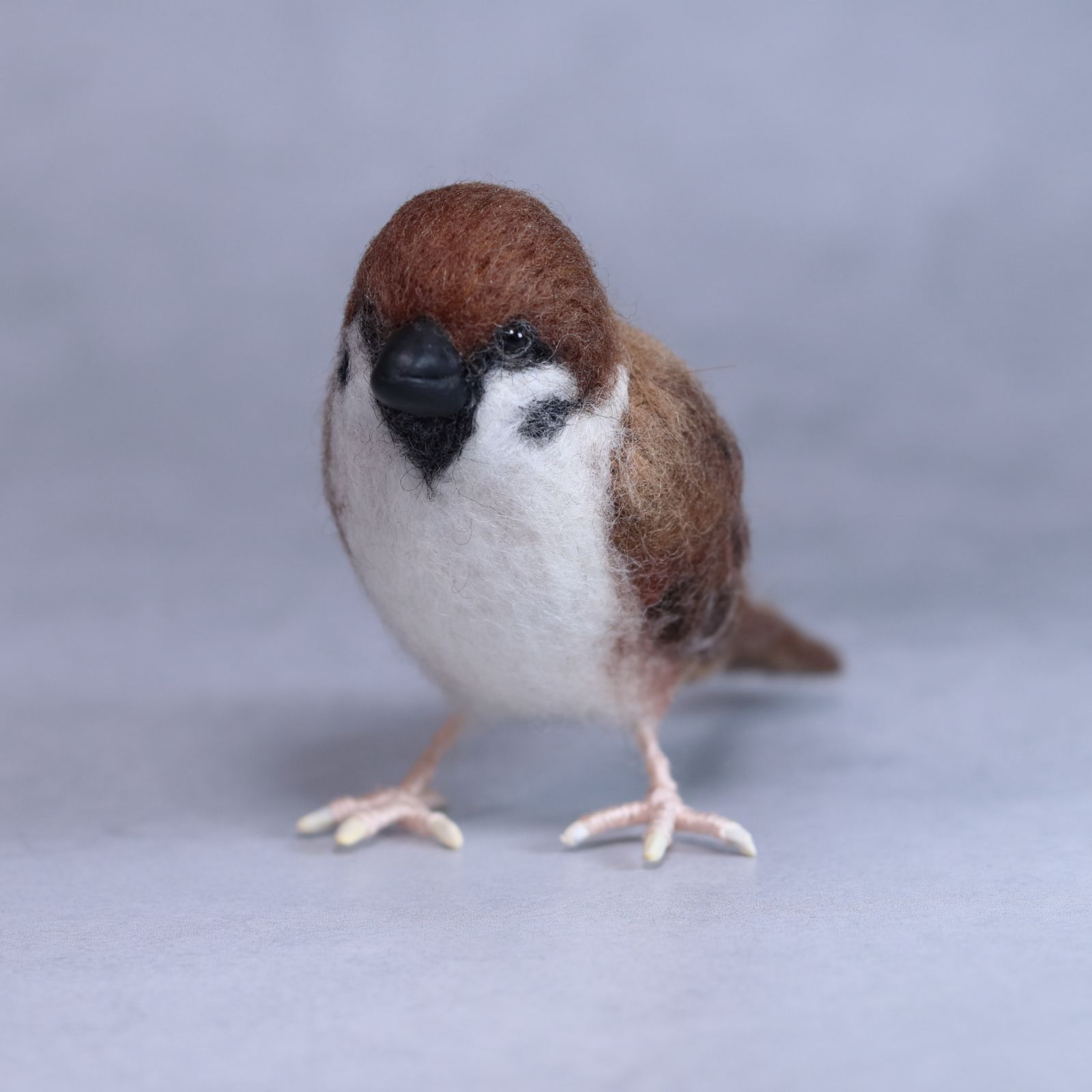 ぬいぐるみ・人形・置物 羊毛フェルト yuriさま スズメ2羽 