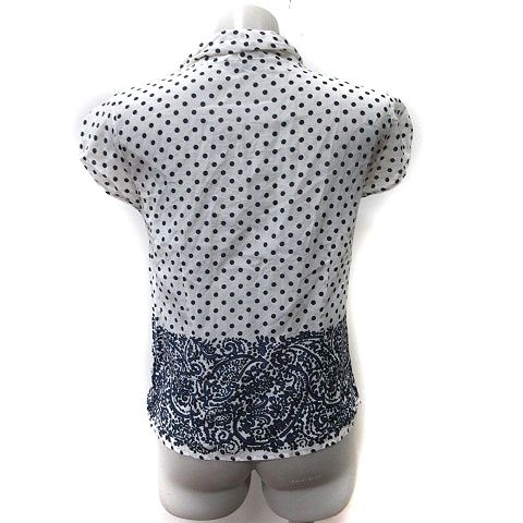 TOMORROWLAND ドット柄 半袖ブラウス Ballsey TOMORROWLAND ドット 半袖ブラウス - メルカリ