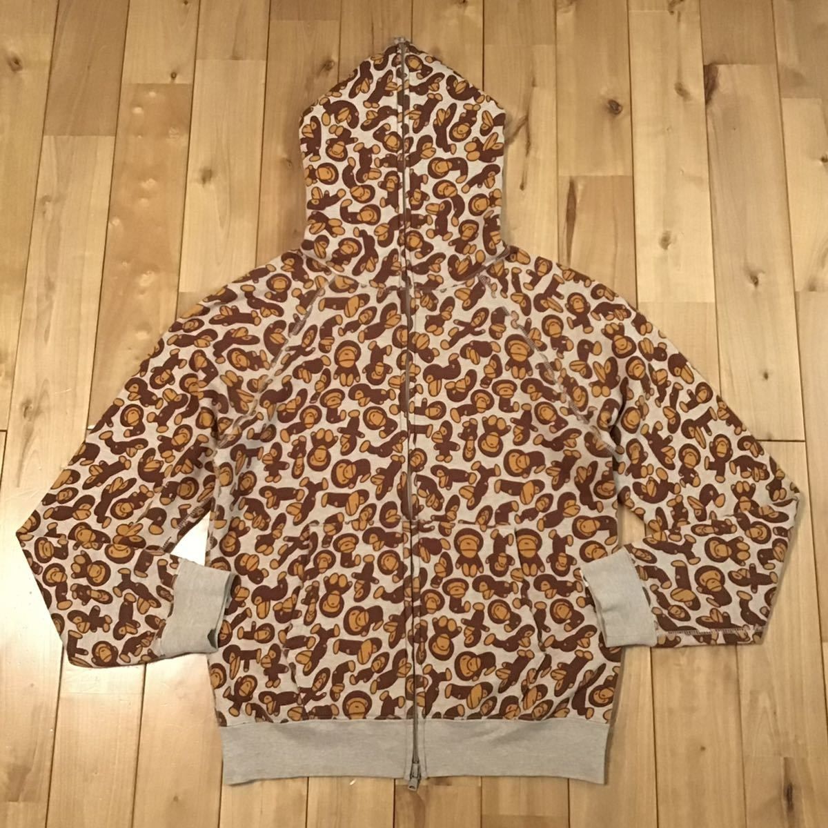 マイロ フルジップ パーカー Sサイズ a bathing ape Baby Milo BAPE 