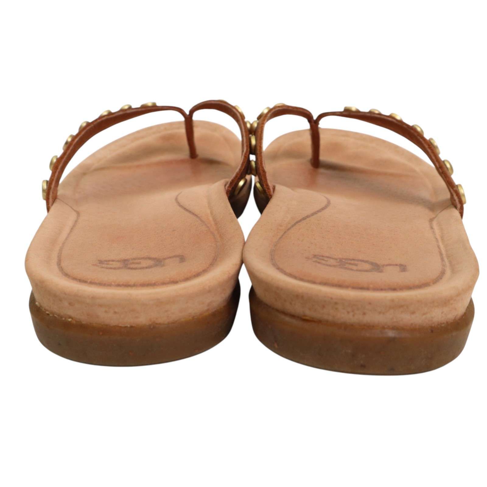 1879　UGG　アグ　トングサンダル　新品 23 UGG アグ サンダル SEASIDE FLIP LEATHER 1102690 メンズ レザー