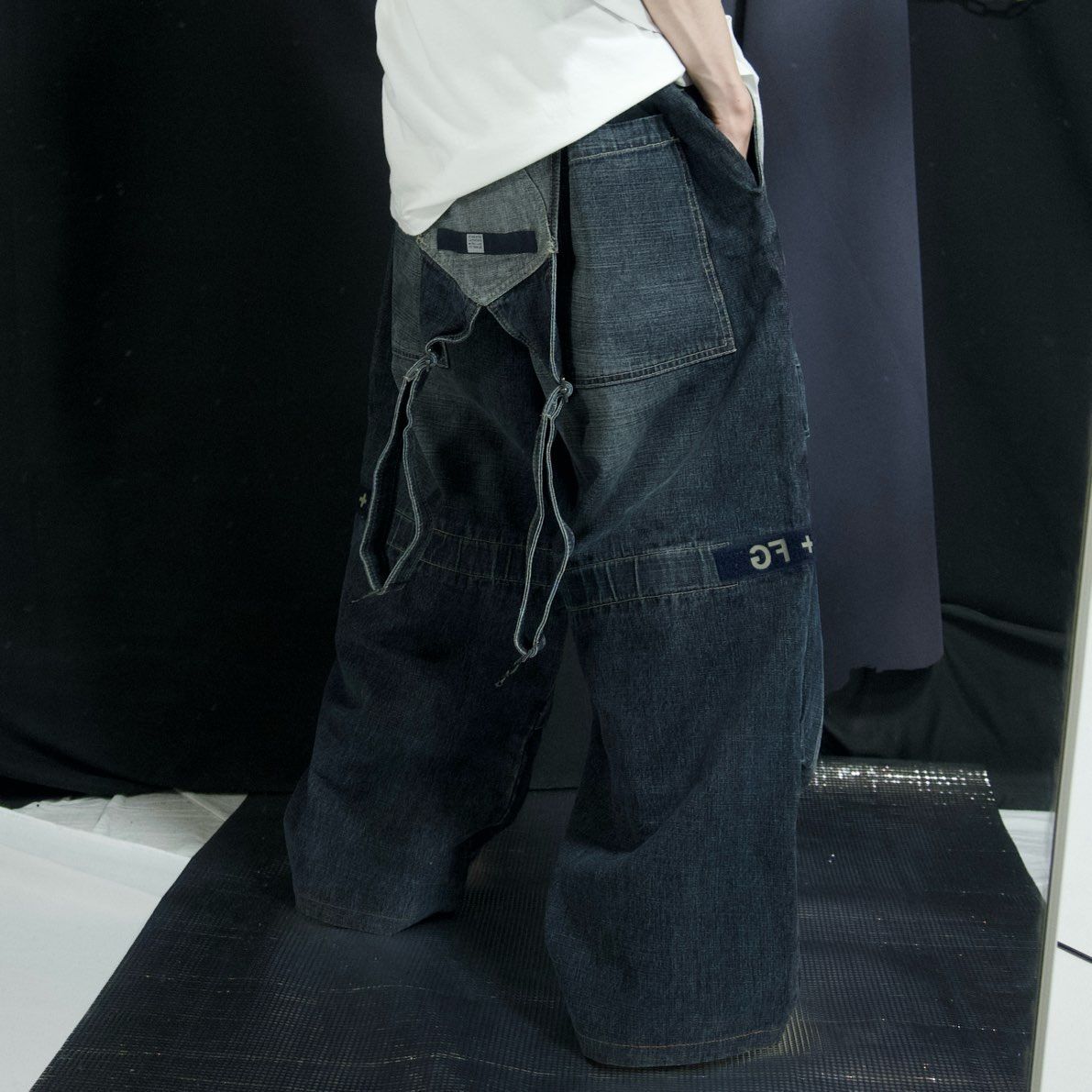 Marithe Francois Girbaud Denim Shuttle Pants Overall マリテ