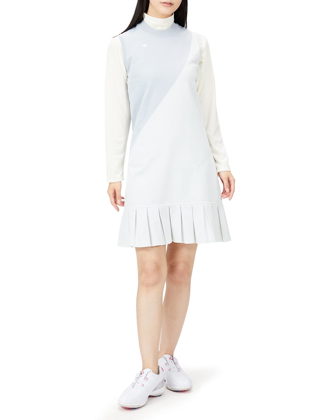 le coq レディースゴルフワンピース Lサイズ ルコックスポルティフ