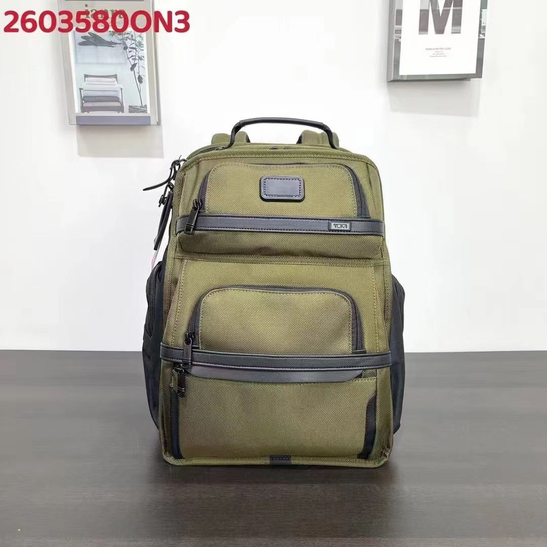 新品✨ TUMI ALPHA3 2603580 トゥミ リュック バックパック ビジネスリュック ビジネスバッグ メンズバッグ グリーン 仕事用 通勤 通学 出張 大容量