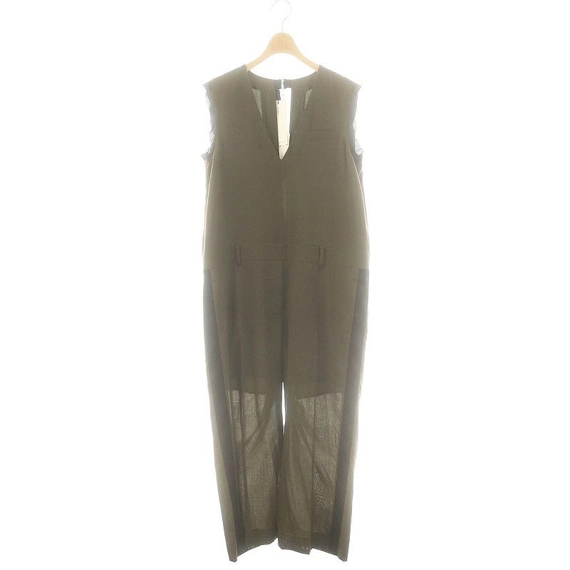 サカイ sacai Suiting Jumpsuit ウール ジャンプスーツ オールインワン サロペット 2 カーキ |DF OS