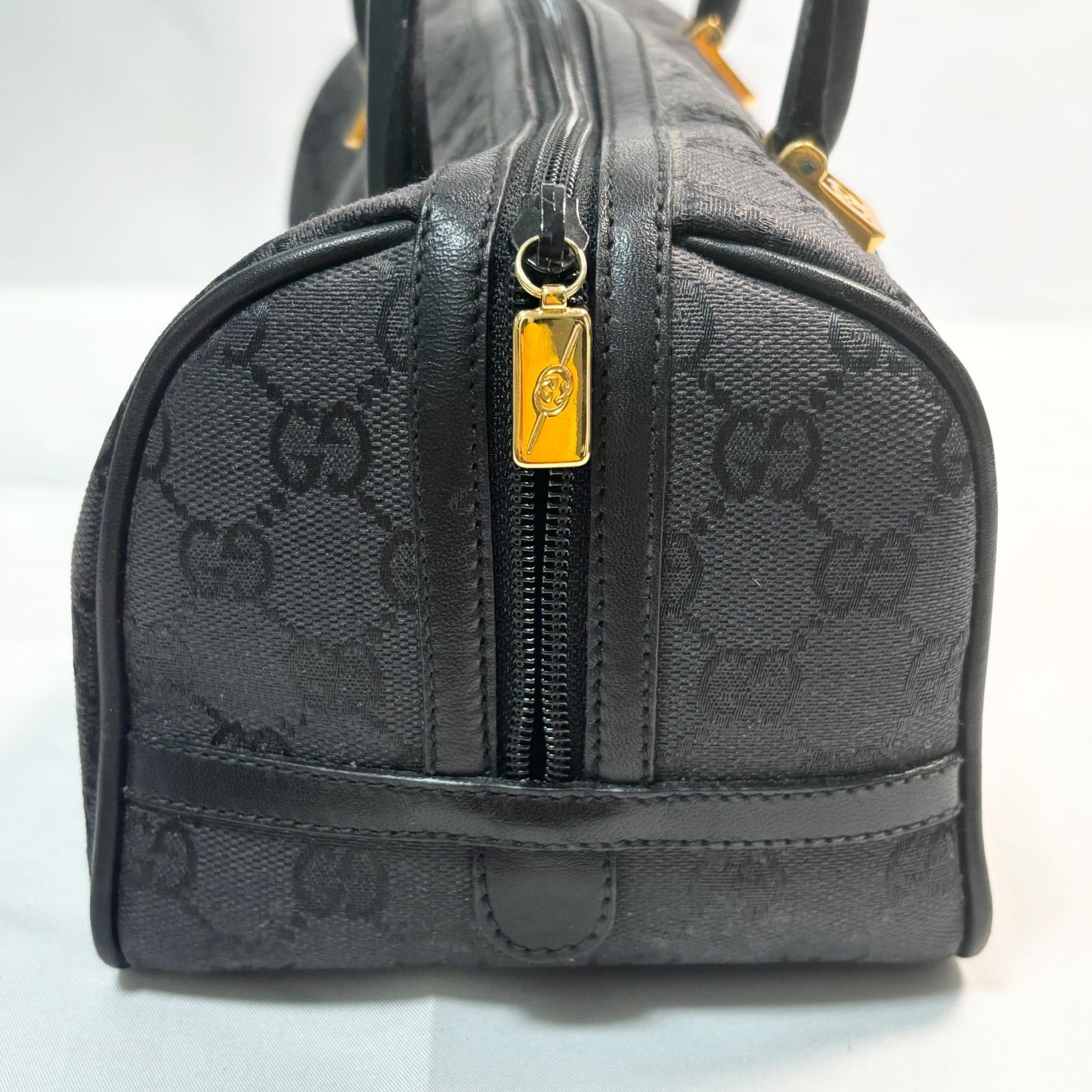 GUCCI グッチ　カーフ レザー ミニボストン バッグ　ネイビー 送料無料】GUCCI/グッチ/ミニボストンバッグ/ハンドバッグ