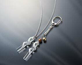 ネックレス メンズ 開運 白蛇ネックレス＆キーホルダー ストラップ 天然石 パワーストーン