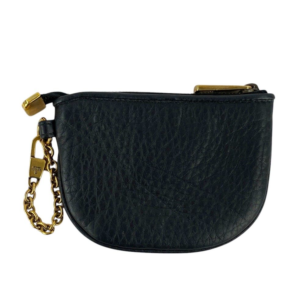 □美品□ グッチ コインケース 小銭入れ 財布 レザー GP ブラック 