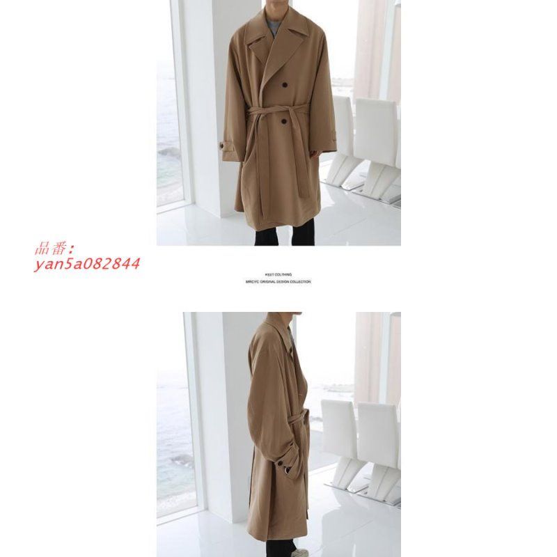 メンズ ロングコート韓国風