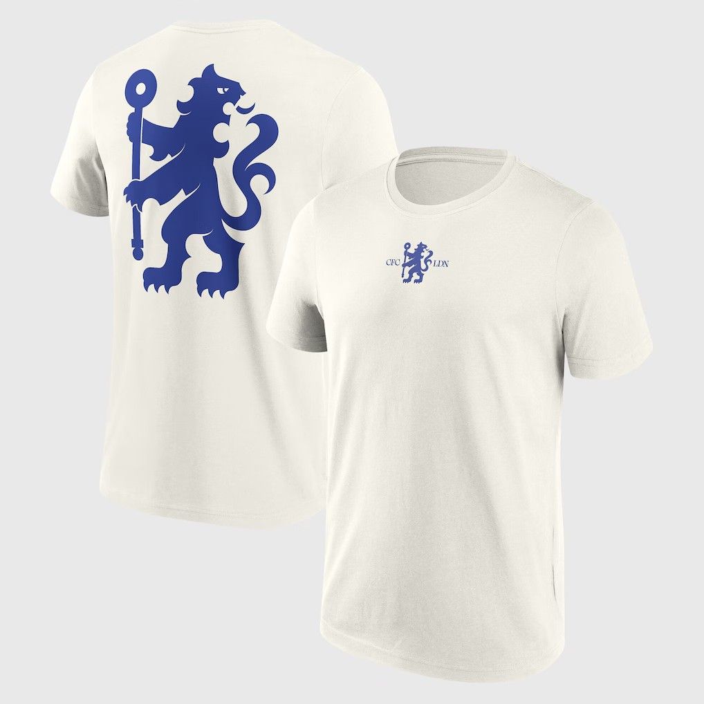 ファナティクス チェルシー ランパント ライオン Tシャツ メンズ オフホワイト 公式モデル 日本未発売