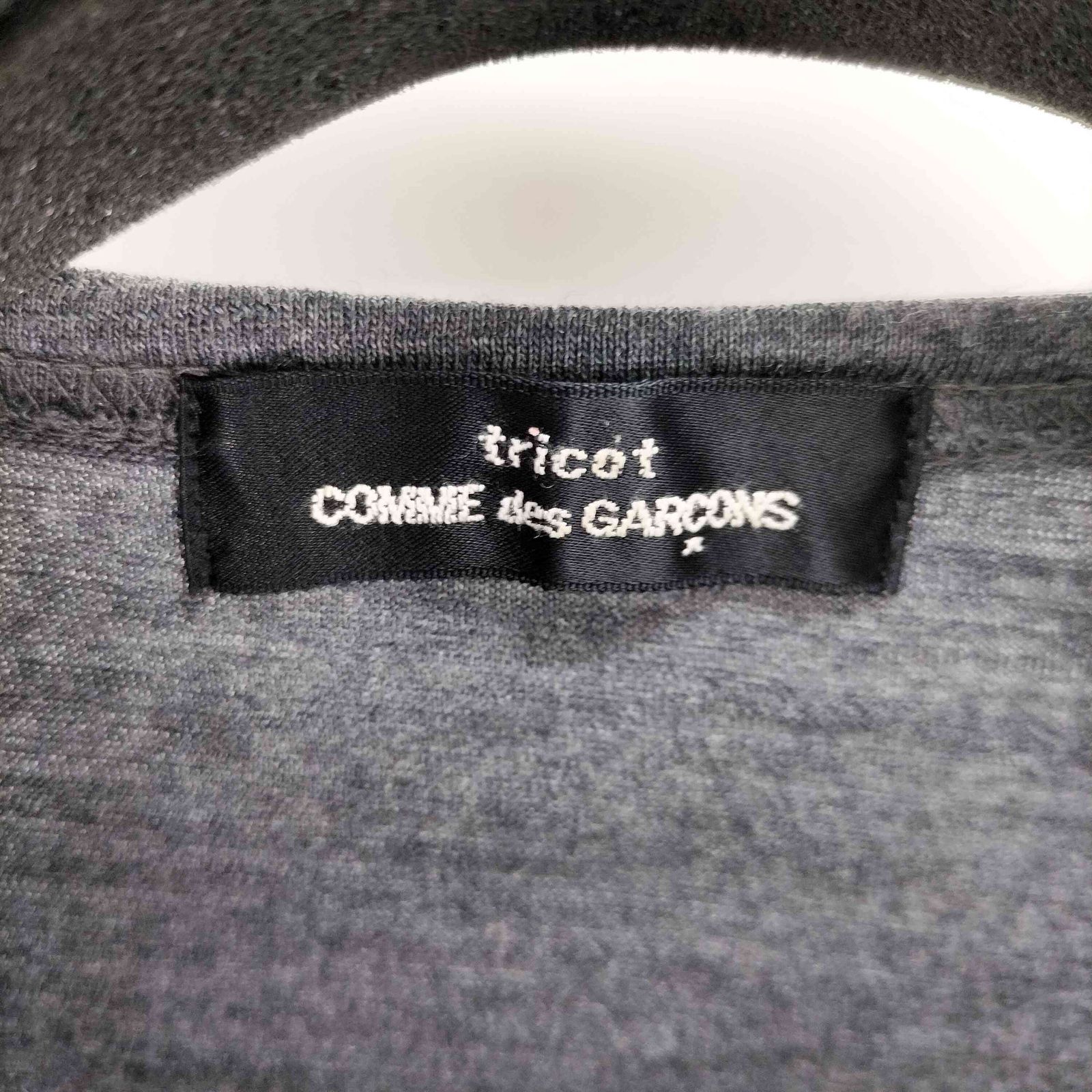 トリココムデギャルソン クルーネックカーディガン ブラック 90s COMME des GARCONS PLAY プレイ コムデギャルソン カーディガン