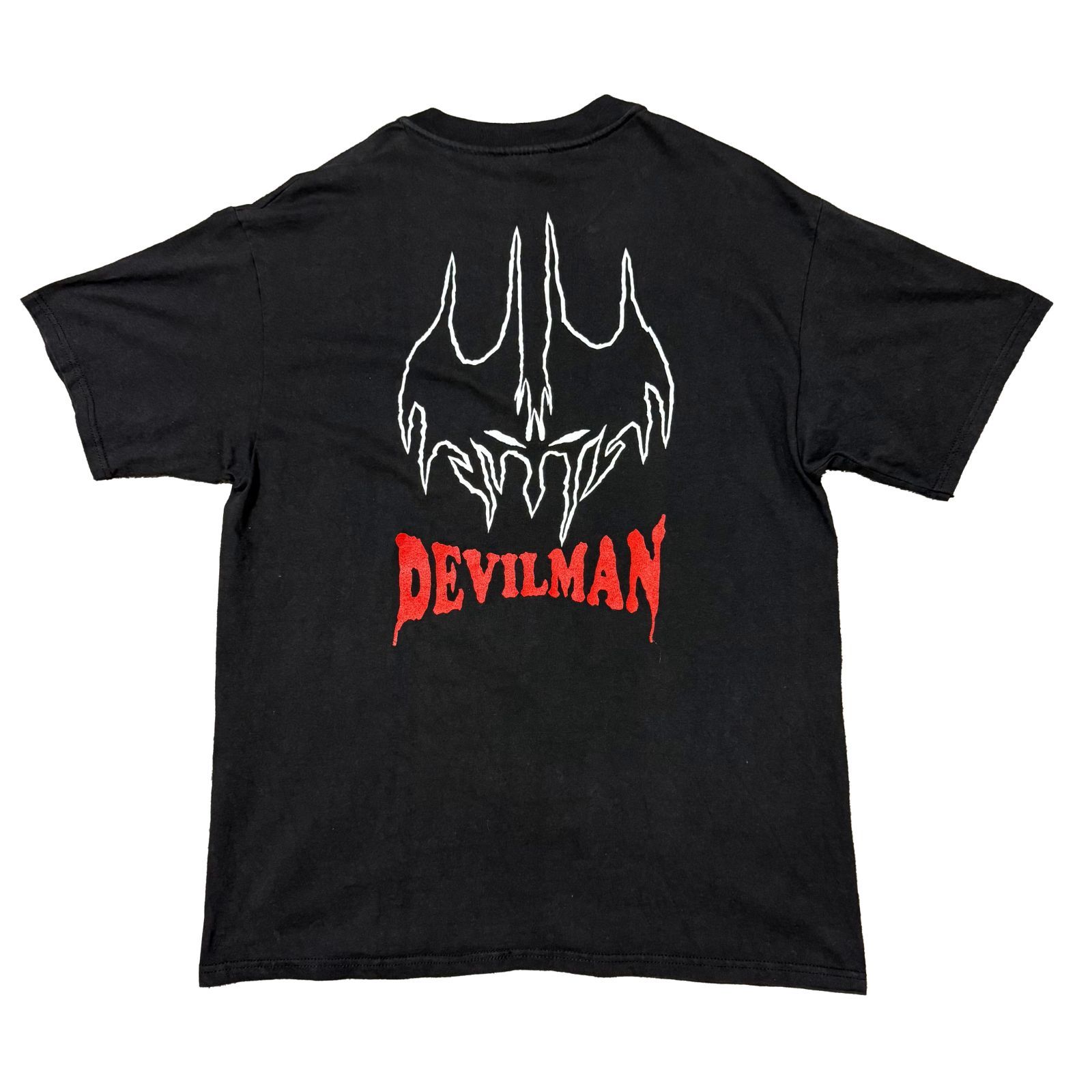 レアUSA製デビルマンTシャツpusheadzorlacAKIRA ZORLAC デビルマン Tシャツ ゾーラック 90s 永井豪 PUSHEAD