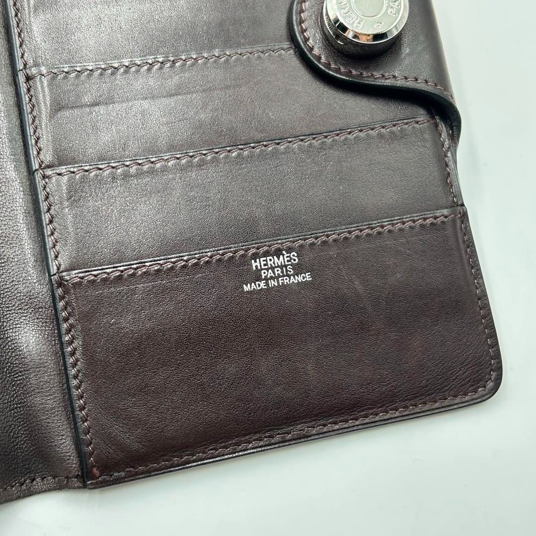 エルメス HERMESドゴンMMスイフト二つ折り財布