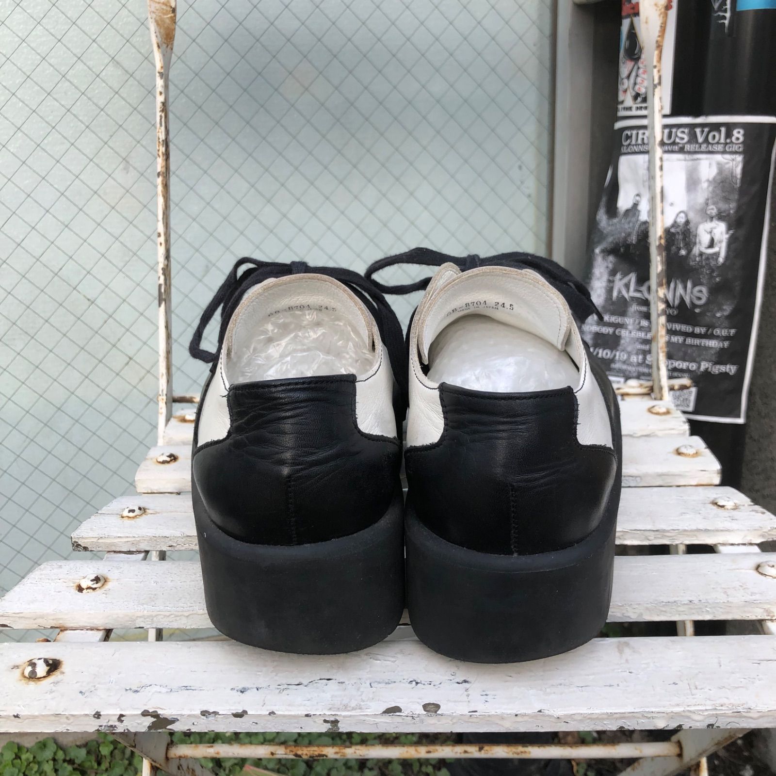 tokyo bopper 24.5cm platform leather sneaker harajuku - メルカリ 